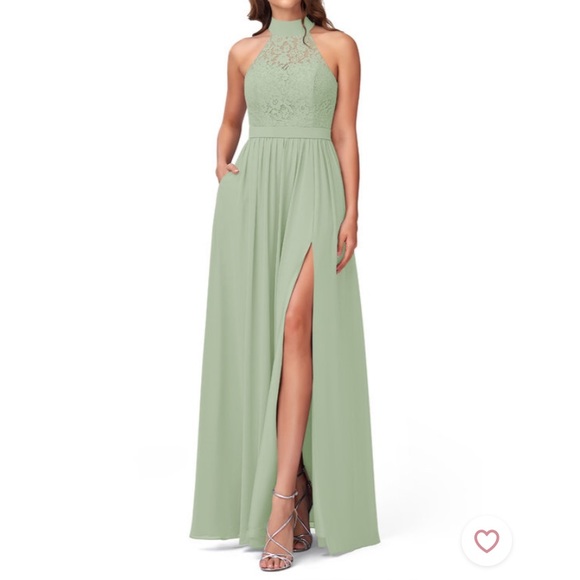 AZAZIE Emilia dress in Dusty Sage Size A0 - Picture 1 of 4